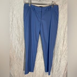 J Crew city fir skimmer blue 38% wool pants 2